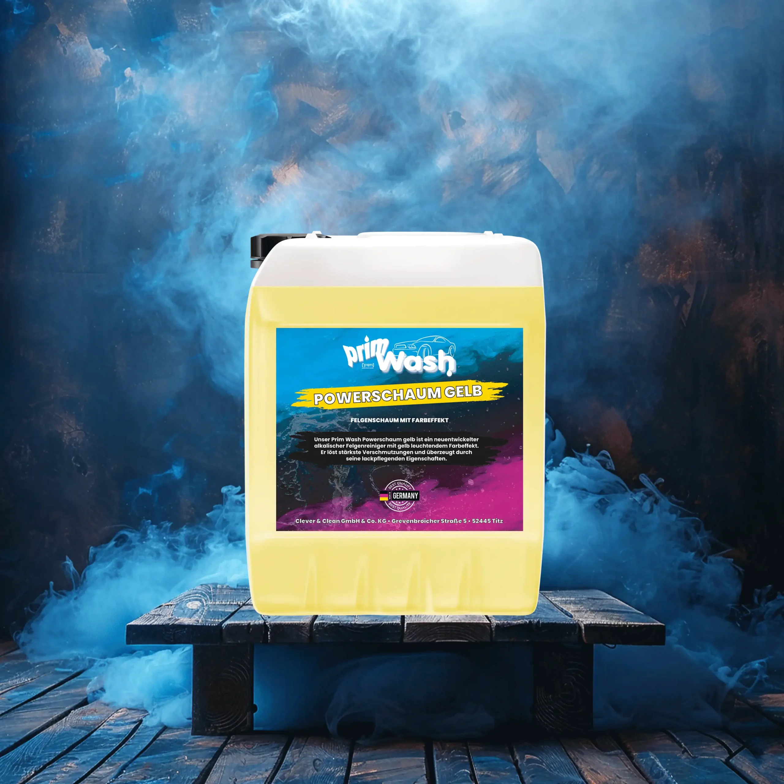 Powerschaum Gelb Felgenreiniger