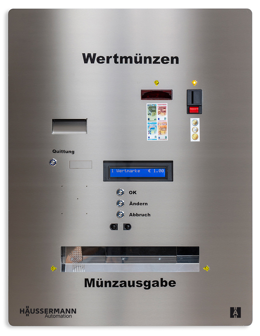 Wechsel-Automat SBA-3 für Münzen und Waschmarken